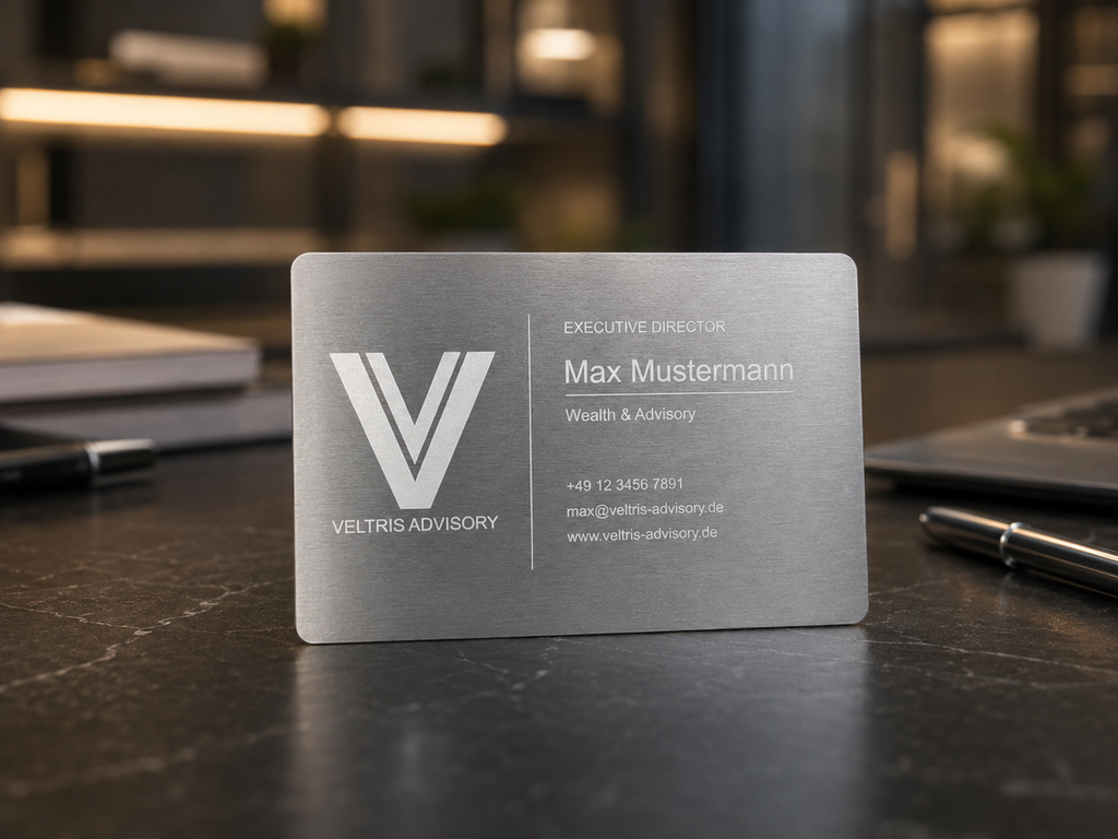 Silver Edition - Metallvisitenkarten